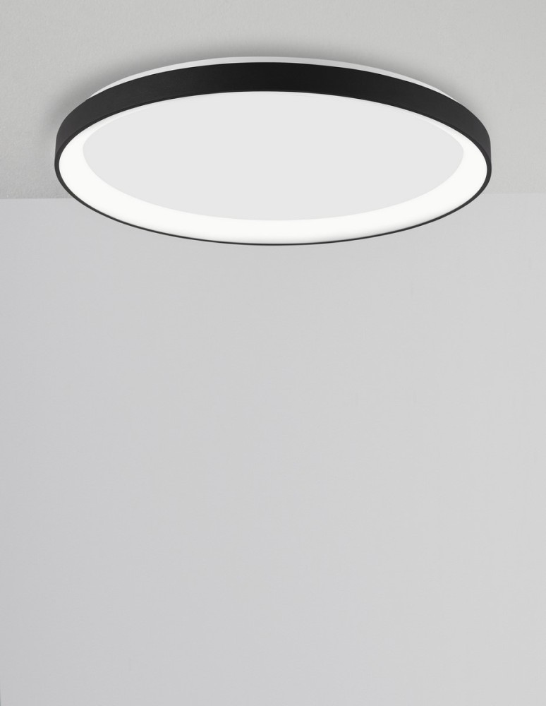 Lampy sufitowe - Luces Exclusivas ROTA Sufitowa Nowoczesna czarny 1xLED max 50W 2700K LE43524 - produkt kolory-swiatla.pl 2