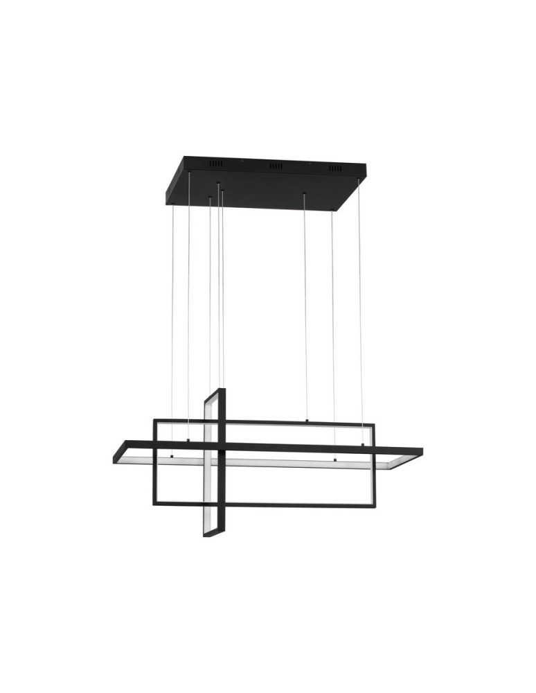 Lampy wiszące - Luces Exclusivas BALDO Wisząca Nowoczesna czarny 1xLED max 59W 2700-3500-5000K LE43526 - produkt kolory-swiatla.pl 1