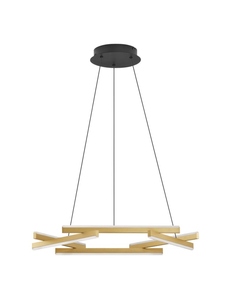Lampy wiszące - Luces Exclusivas BALTA Wisząca Nowoczesna złoty i odcienie złota 1xLED max 38W 3000K LE43529 - produkt kolory-swiatla.pl 1
