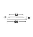 Lampy sufitowe - Luces Exclusivas BARCA Sufitowa Nowoczesna złoty i odcienie złota 1xLED max 50W 2700-6000K LE43544 - product 3