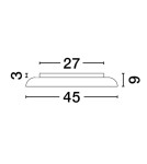 Lampy sufitowe - Luces Exclusivas BARCA Sufitowa Nowoczesna czarny 1xLED max 40W 2700-6000K LE43546 - product 2