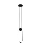 Lampy wiszące - Luces Exclusivas BARRE Wisząca Nowoczesna czarny 1xLED max 11W 3000K LE43550 - product 1