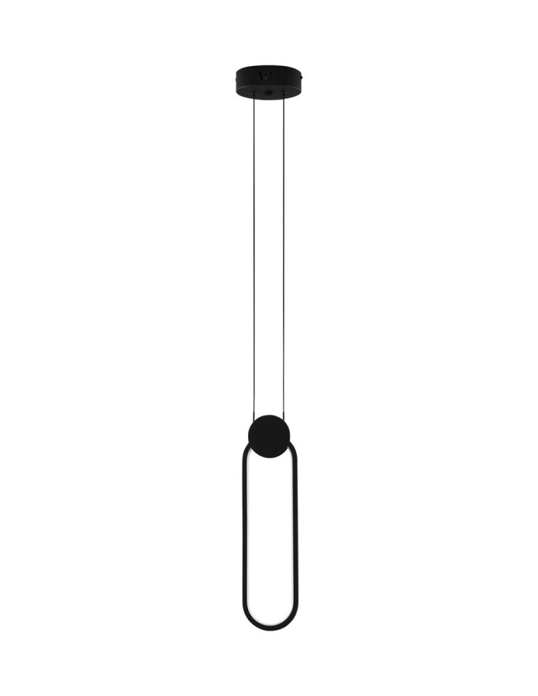 Lampy wiszące - Luces Exclusivas BARRE Wisząca Nowoczesna czarny 1xLED max 11W 3000K LE43550 - produkt kolory-swiatla.pl 1