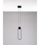 Lampy wiszące - Luces Exclusivas BARRE Wisząca Nowoczesna czarny 1xLED max 11W 3000K LE43550 - product 2