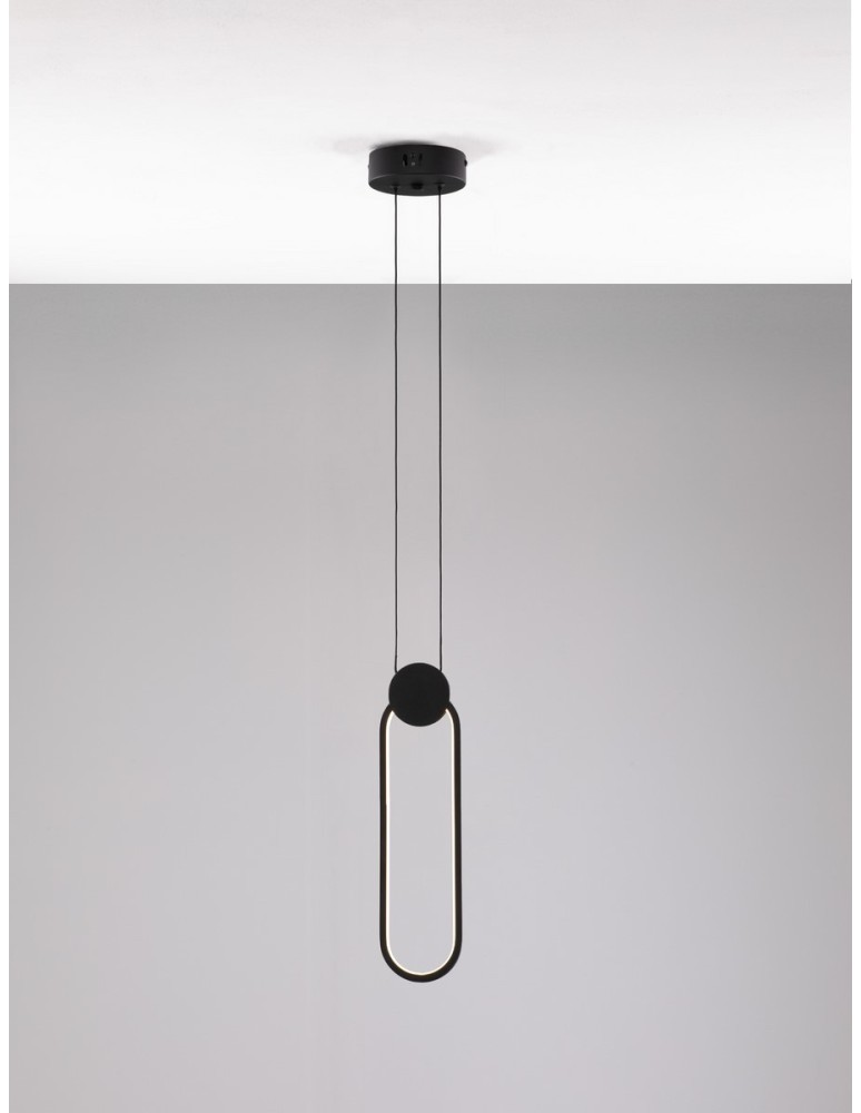 Luces Exclusivas BARRE Wisząca Nowoczesna czarny 1xLED max 11W 3000K LE43550