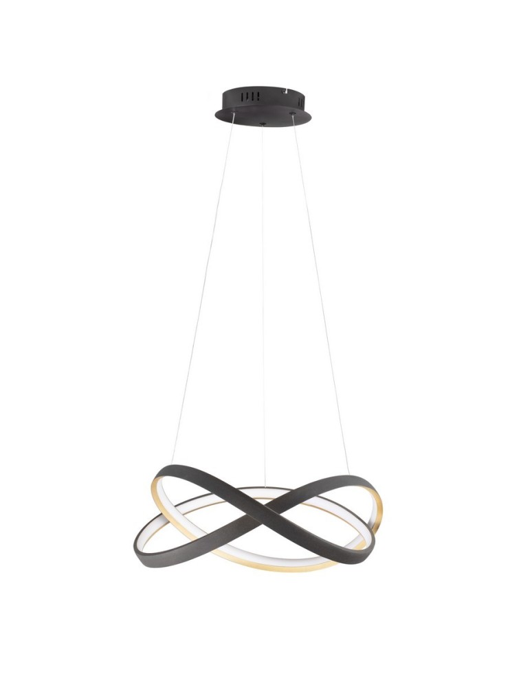 Lampy wiszące - Luces Exclusivas ACAPA Wisząca Nowoczesna czarny 1xLED max 40W 2700-3500-5000K LE43553 - produkt kolory-swiatla.pl 1
