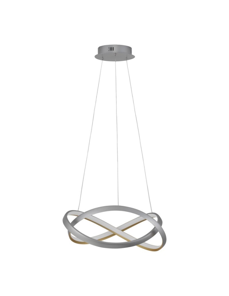 Lampy wiszące - Luces Exclusivas ACAPA Wisząca Nowoczesna srebrny i odcienie srebra 1xLED max 40W 2700-3500-5000K LE43554 - produkt kolory-swiatla.pl 1