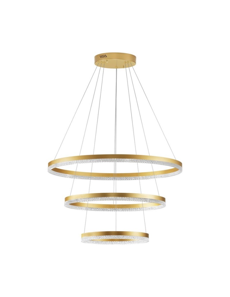 Luces Exclusivas ACACIO Wisząca Nowoczesna złoty i odcienie złota 1xLED max 97W 3000K LE43558