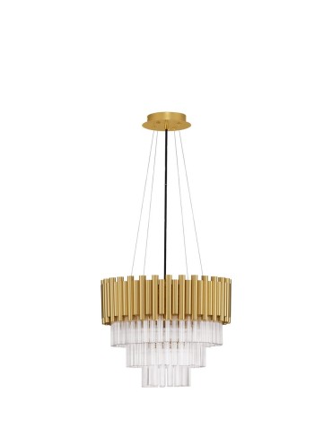 Luces Exclusivas ACATEN Wisząca Nowoczesna złoty i odcienie złota 5xE14 max 5W LE43564
