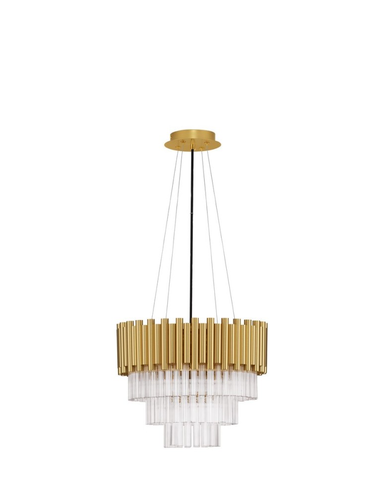 Lampy wiszące - Luces Exclusivas ACATEN Wisząca Nowoczesna złoty i odcienie złota 5xE14 max 5W LE43564 - produkt kolory-swiatla.pl 1