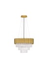 Luces Exclusivas ACATEN Wisząca Nowoczesna złoty i odcienie złota 6xE14 max 5W LE43566