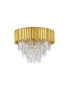 Luces Exclusivas ACATEN Sufitowa Nowoczesna złoty i odcienie złota 6xE14 max 5W LE43571