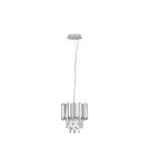 Lampy wiszące - Luces Exclusivas ACATEN Wisząca Nowoczesna srebrny i odcienie srebra 1xE14 max 5W LE43573 - product 1