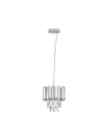 Luces Exclusivas ACATEN Wisząca Nowoczesna srebrny i odcienie srebra 1xE14 max 5W LE43573