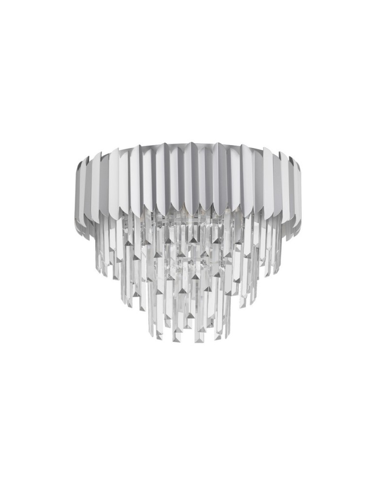 Lampy sufitowe - Luces Exclusivas ACATEN Sufitowa Nowoczesna srebrny i odcienie srebra 6xE14 max 5W LE43575 - produkt kolory-swiatla.pl 1