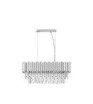 Lampy wiszące - Luces Exclusivas ACATEN Wisząca Nowoczesna srebrny i odcienie srebra 5xE14 max 5W LE43576 - produkt 1
