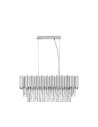 Luces Exclusivas ACATEN Wisząca Nowoczesna srebrny i odcienie srebra 5xE14 max 5W LE43576