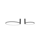 Lampy sufitowe - Luces Exclusivas ABUYA Sufitowa Nowoczesna czarny 1xLED max 70W 3000K LE43577 - produkt 1
