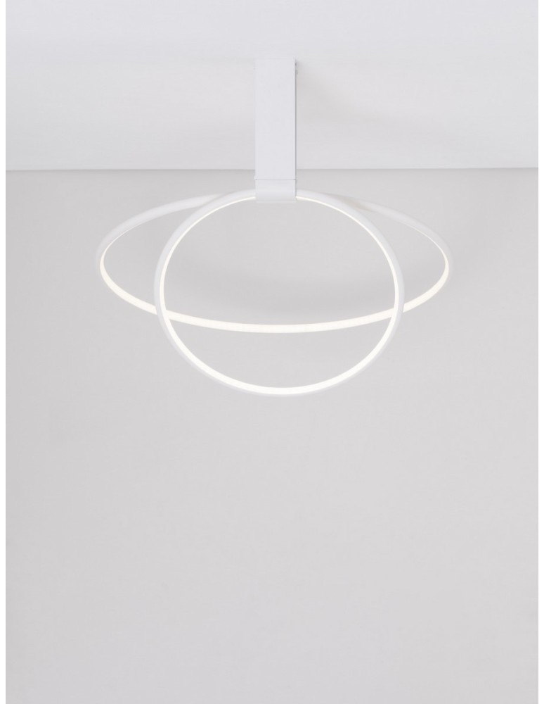 Lampy sufitowe - Luces Exclusivas ABUYA Sufitowa Nowoczesna biały 1xLED max 70W 3000K LE43578 - produkt kolory-swiatla.pl 4