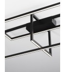 Lampy sufitowe - Luces Exclusivas BALDO Sufitowa Nowoczesna czarny 1xLED max 31W 3000K LE43581 - product 2