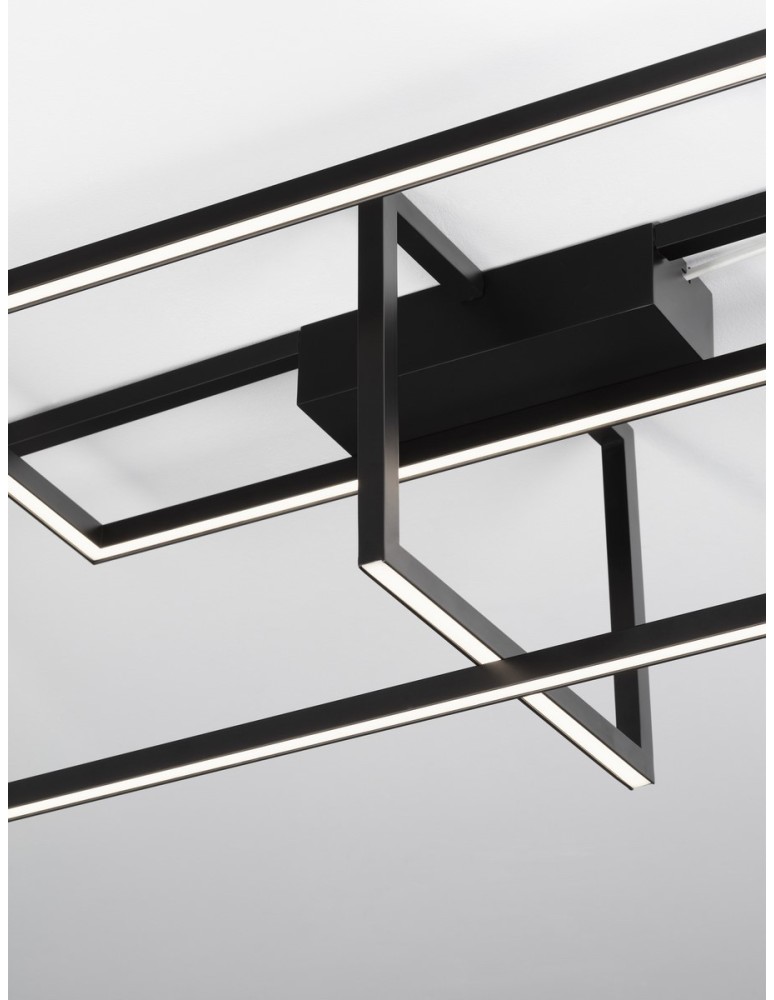 Lampy sufitowe - Luces Exclusivas BALDO Sufitowa Nowoczesna czarny 1xLED max 31W 3000K LE43581 - product kolory-swiatla.pl 2