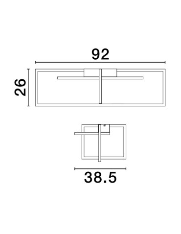 Luces Exclusivas BALDO Sufitowa Nowoczesna biały 1xLED max 31W 3000K LE43582 - product 2
