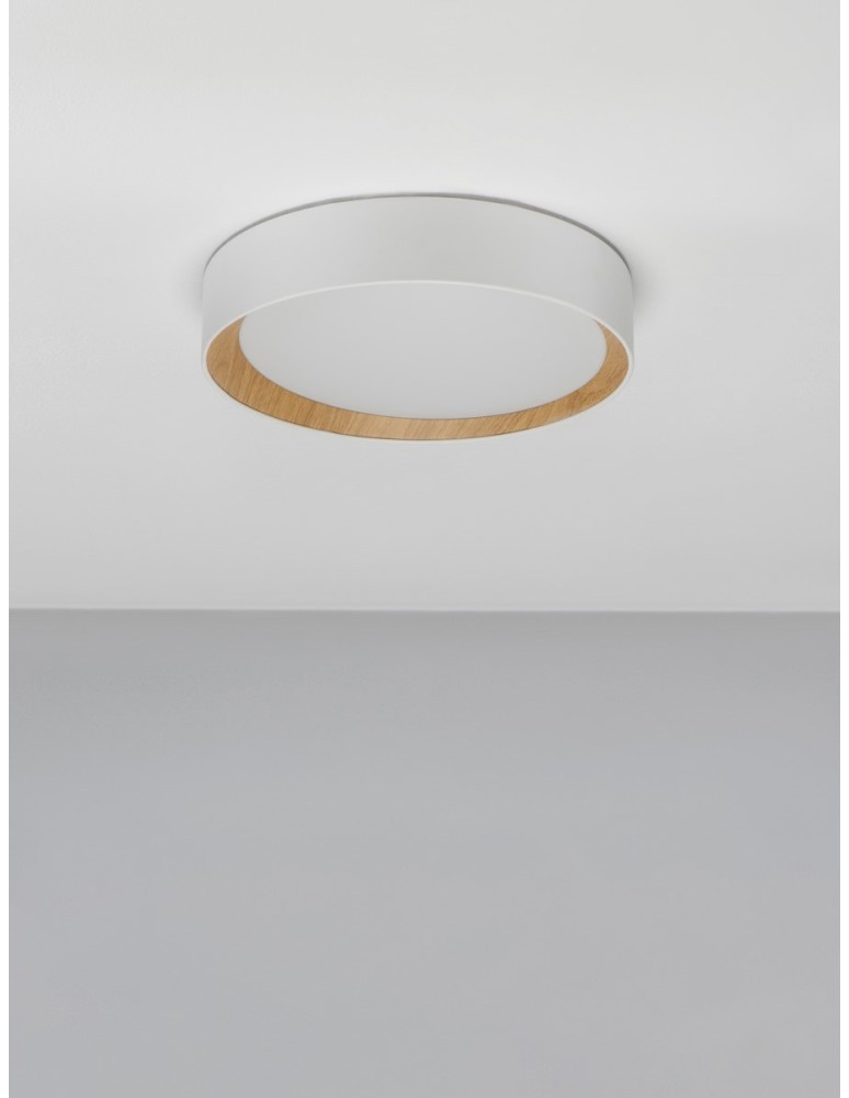 Lampy sufitowe - Luces Exclusivas ROSITA Sufitowa Nowoczesna biały 1xLED max 30W 3000K LE43583 - produkt kolory-swiatla.pl 3