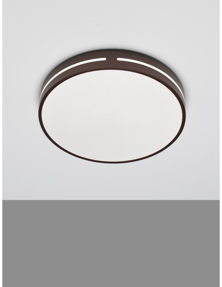 Lampy sufitowe - Luces Exclusivas TIJUANA Sufitowa Nowoczesna brązowy i odcienie brązu 1xLED max 30W 3000K LE43592 - product kolory-swiatla.pl 2