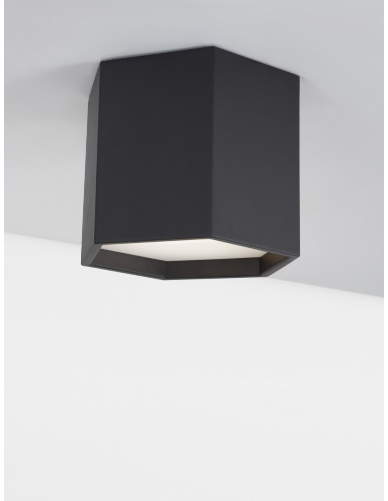 Luces Exclusivas ADRIAN Sufitowa Nowoczesna czarny 1xLED max 10W 3000K LE43600