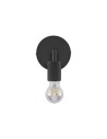 Luces Exclusivas BAJIO Ścienna Nowoczesna czarny 1xE27 max 12W LE43608