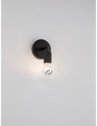 Luces Exclusivas BAJIO Ścienna Nowoczesna czarny 1xE27 max 12W LE43608 - produkt 2