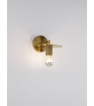 Kinkiety - Luces Exclusivas BAJIO Ścienna Nowoczesna złoty i odcienie złota 1xE27 max 12W LE43611 - product 2