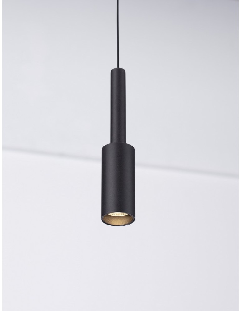 Luces Exclusivas BAHAMA Wisząca Nowoczesna czarny 1xLED max 7W 3000K LE43623