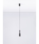 Lampy wiszące - Luces Exclusivas BAHAMA Wisząca Nowoczesna czarny 1xLED max 7W 3000K LE43623 - produkt 3