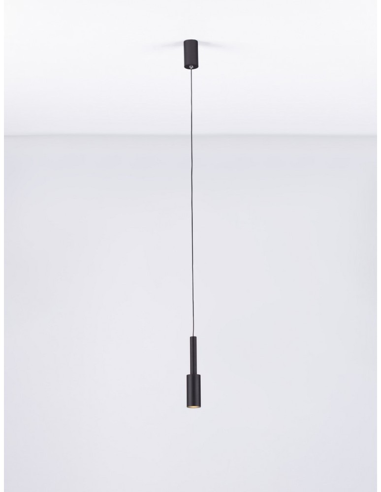 Luces Exclusivas BAHAMA Wisząca Nowoczesna czarny 1xLED max 7W 3000K LE43623