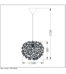 Lampy wiszące - Lucide GOOSY SOFT Wisząca E27 50cm W 71367/50/31 - produkt 5