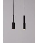 Lampy wiszące - Luces Exclusivas BAHAMA Wisząca Nowoczesna czarny 1xLED max 14W 3000K LE43624 - produkt 2