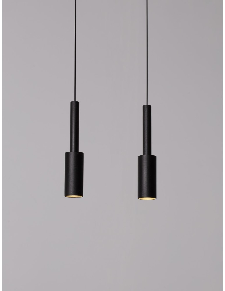 Luces Exclusivas BAHAMA Wisząca Nowoczesna czarny 1xLED max 14W 3000K LE43624
