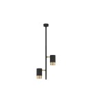 Lampy sufitowe - Luces Exclusivas BAILON Sufitowa Nowoczesna czarny 2xGU10 max 10W LE43636 - produkt 1