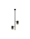 Luces Exclusivas BAILON Sufitowa Nowoczesna czarny 2xGU10 max 10W LE43636