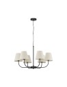 Luces Exclusivas BAJADA Wisząca Nowoczesna czarny 6xE27 max 12W LE43643