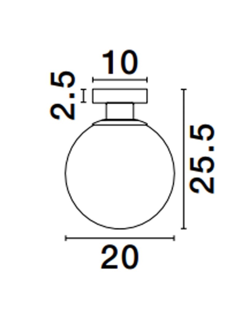 Lampy sufitowe - Luces Exclusivas BAJUCU Sufitowa Nowoczesna biały 1xE27 max 12W LE43653 - product kolory-swiatla.pl 2