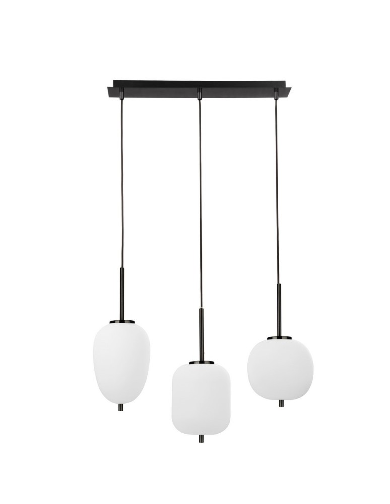 Lampy wiszące - Luces Exclusivas PILAR Wisząca Nowoczesna czarny 3xE14 max 5W LE43657 - produkt kolory-swiatla.pl 1