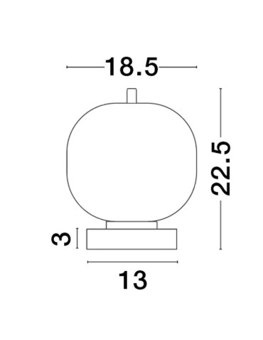 Luces Exclusivas PILAR Stołowa czarny 1xE14 max 5W LE43658 - product 2