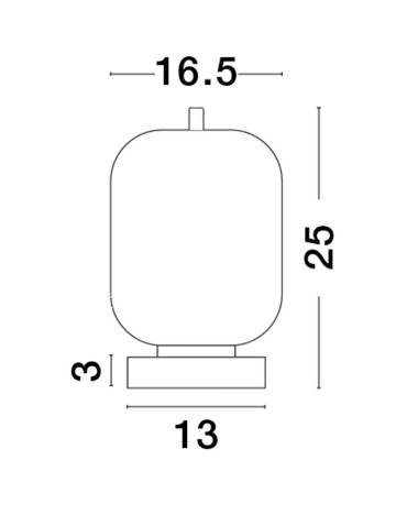 Luces Exclusivas PILAR Stołowa czarny 1xE14 max 5W LE43659 - product 2