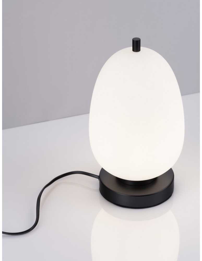Lampy stołowe dekoracyjne - Luces Exclusivas PILAR Stołowa czarny 1xE14 max 5W LE43660 - product kolory-swiatla.pl 2