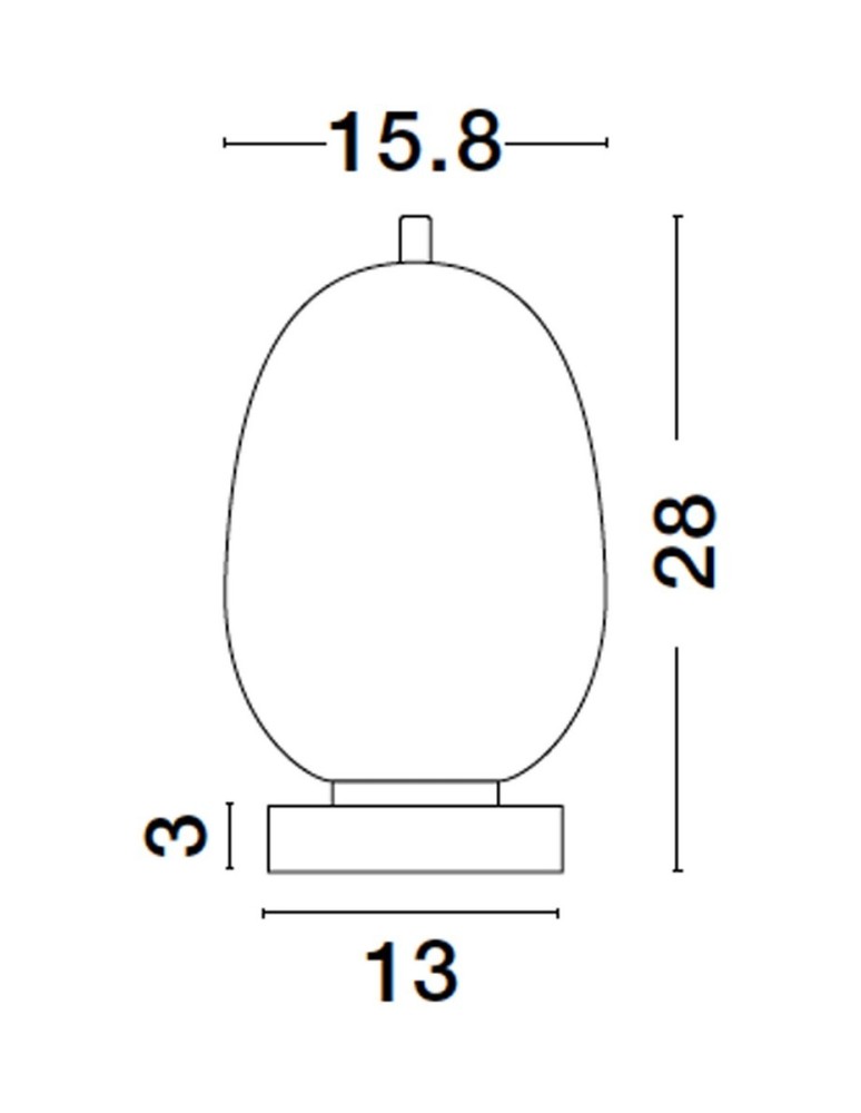 Lampy stołowe dekoracyjne - Luces Exclusivas PILAR Stołowa czarny 1xE14 max 5W LE43660 - product kolory-swiatla.pl 3