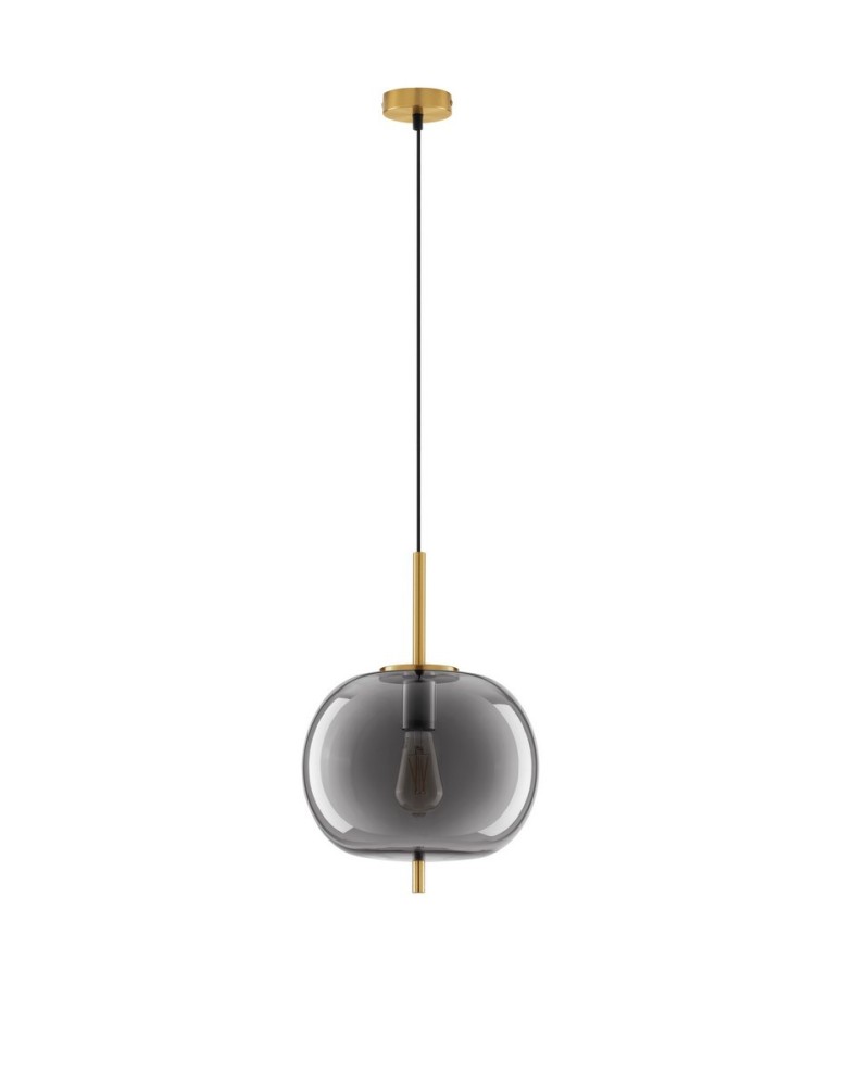 Lampy wiszące pojedyncze - Luces Exclusivas PILAR Wisząca Nowoczesna złoty i odcienie złota 1xE27 max 12W LE43661 - produkt kolory-swiatla.pl 1