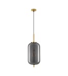Lampy wiszące pojedyncze - Luces Exclusivas PILAR Wisząca Nowoczesna złoty i odcienie złota 1xE27 max 12W LE43662 - product 1