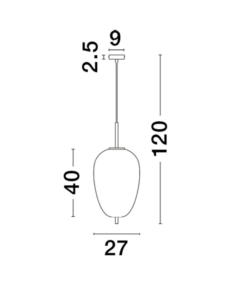 Lampy wiszące pojedyncze - Luces Exclusivas PILAR Wisząca Nowoczesna złoty i odcienie złota 1xE27 max 12W LE43663 - product kolory-swiatla.pl 2